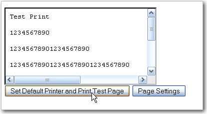 set default printer