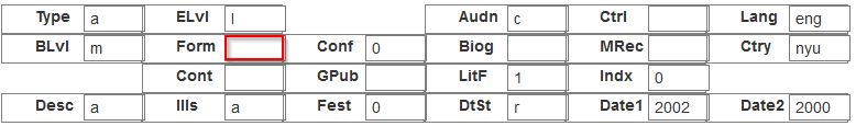 Right click on the fixed field input labeled Form